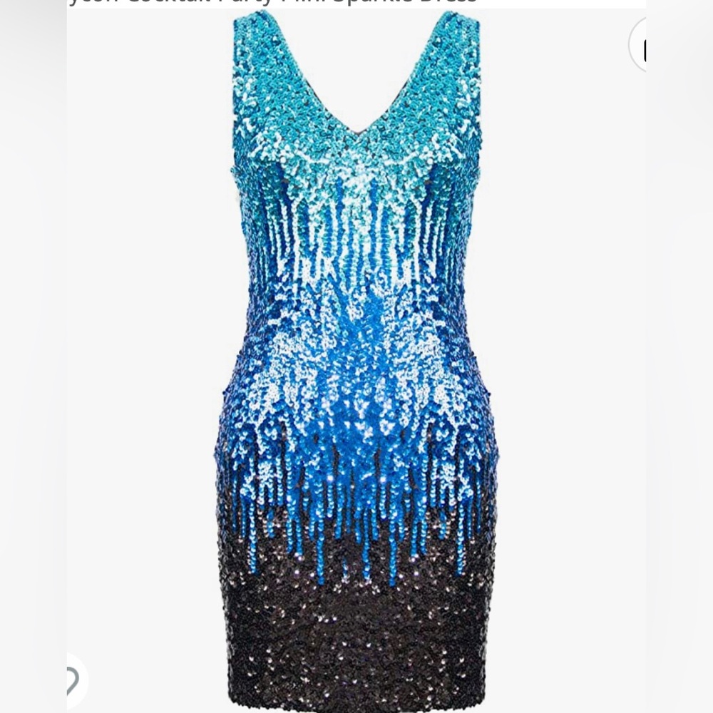 NWOT sequin mini cocktail dress